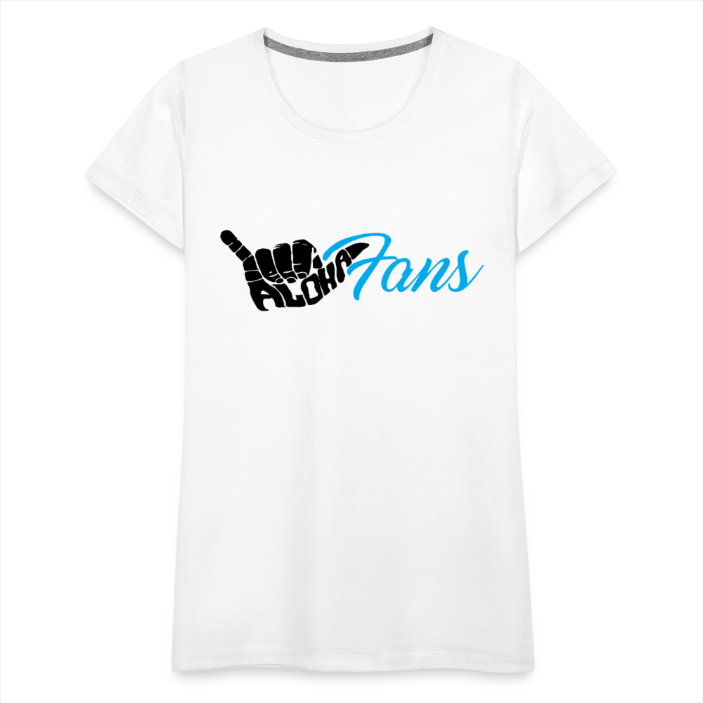 Aloha Fans Women's V-Neck T-Shirt - white
