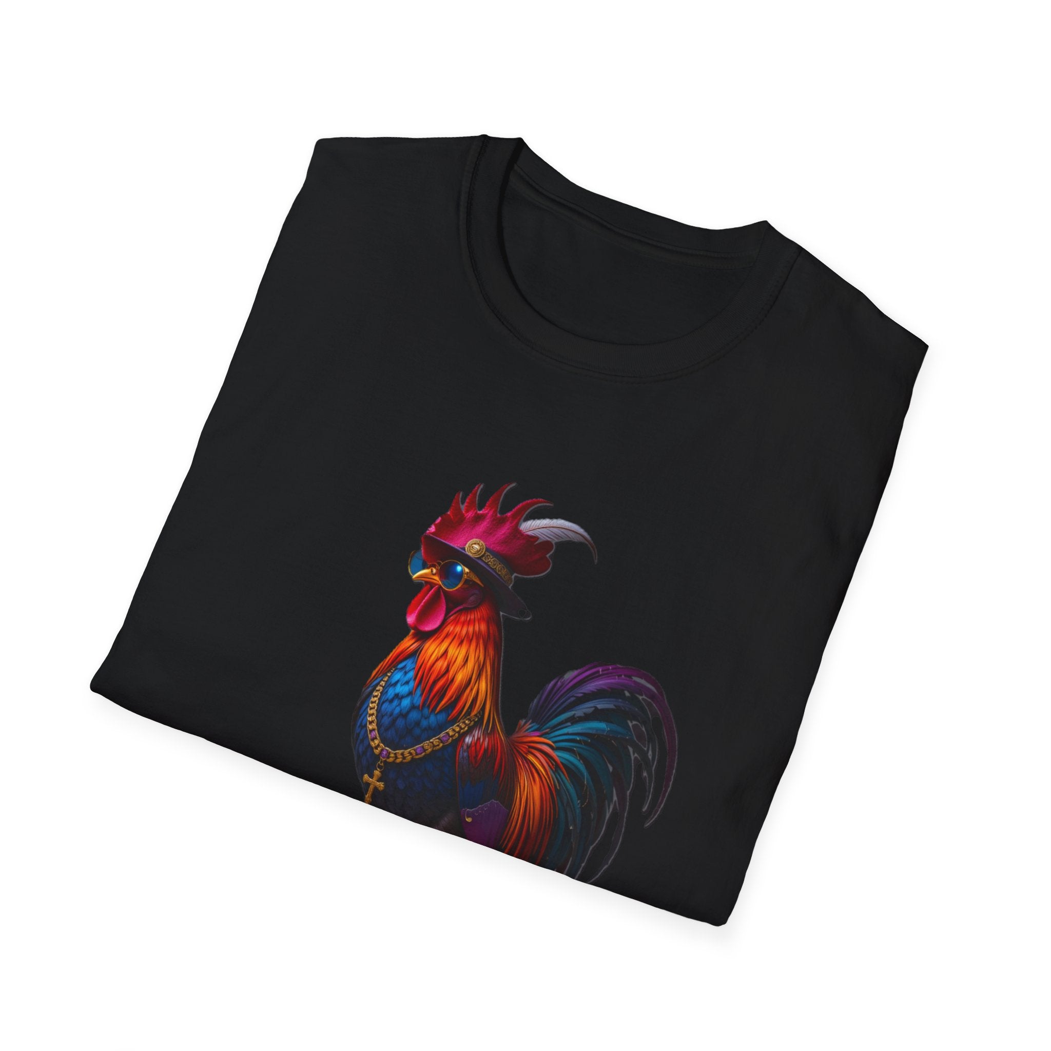 Yard Pimp Rooster T-Shirt, Fun Graphic Tee, Unisex Apparel, Farm Style Shirt, Quirky Gift for Friends
