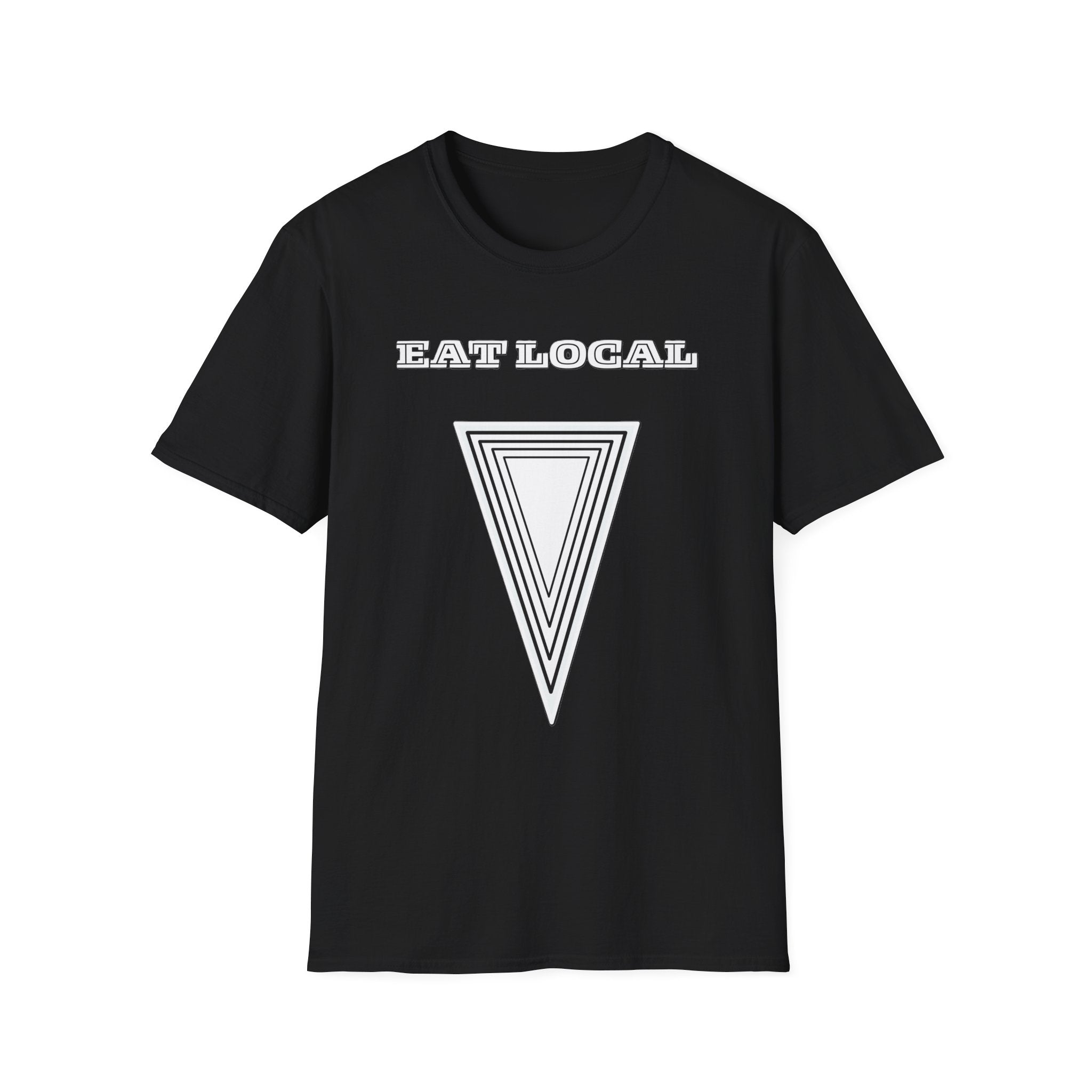 Eat Local Unisex Softstyle T-Shirt | Sustainable Fashion, Casual Wear, Gift for Foodies, Eco-Friendly Tee, Everyday Wear