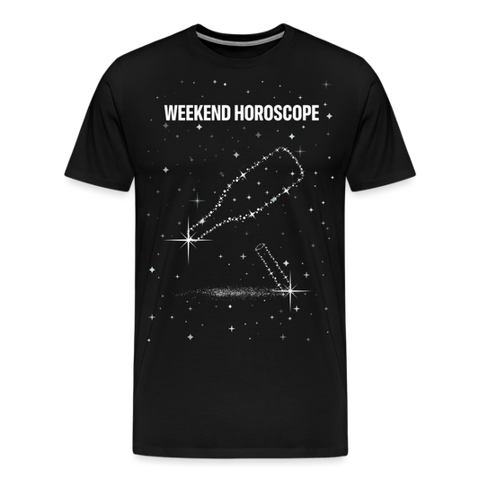 Weekend Horoscope Men's Premium T-Shirt - black