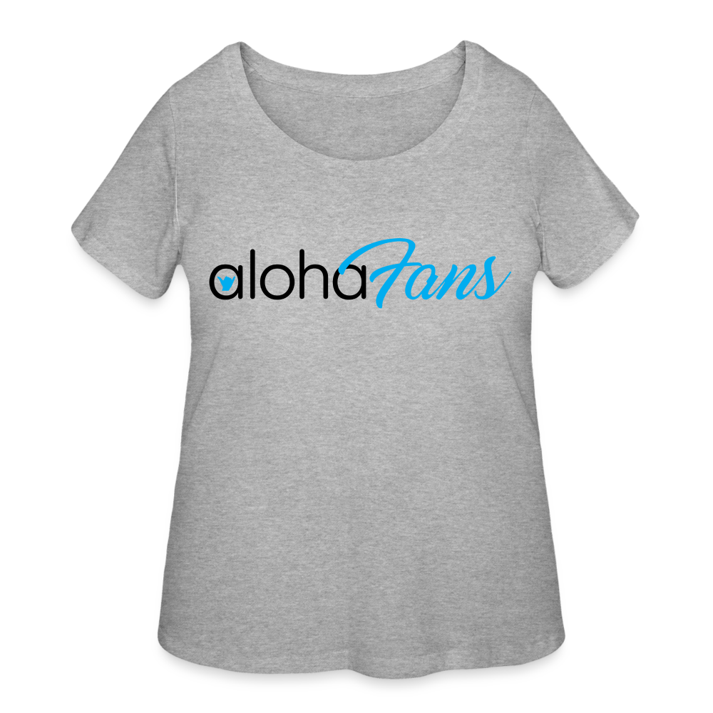 Aloha Fans Women’s Curvy T-Shirt - heather gray
