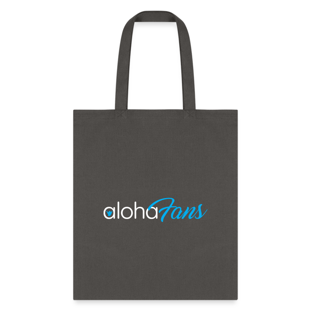 Aloha Fans Tote Bag - charcoal