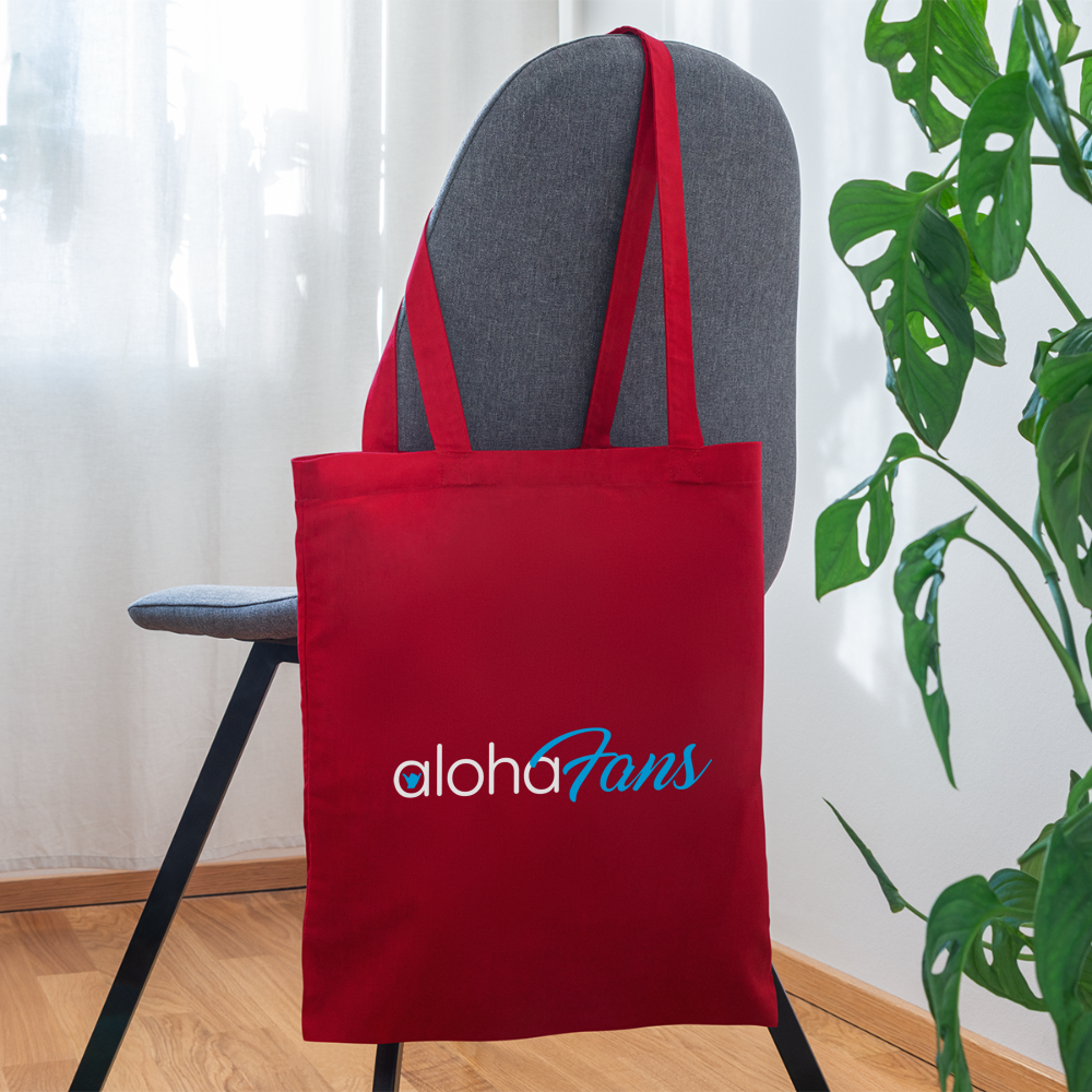 Aloha Fans Tote Bag - red