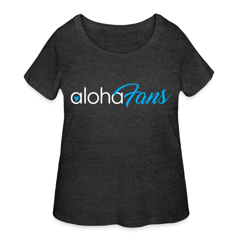 Aloha Fans Women’s Curvy T-Shirt - deep heather