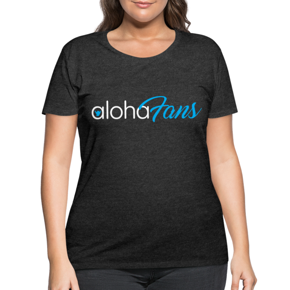 Aloha Fans Women’s Curvy T-Shirt - deep heather