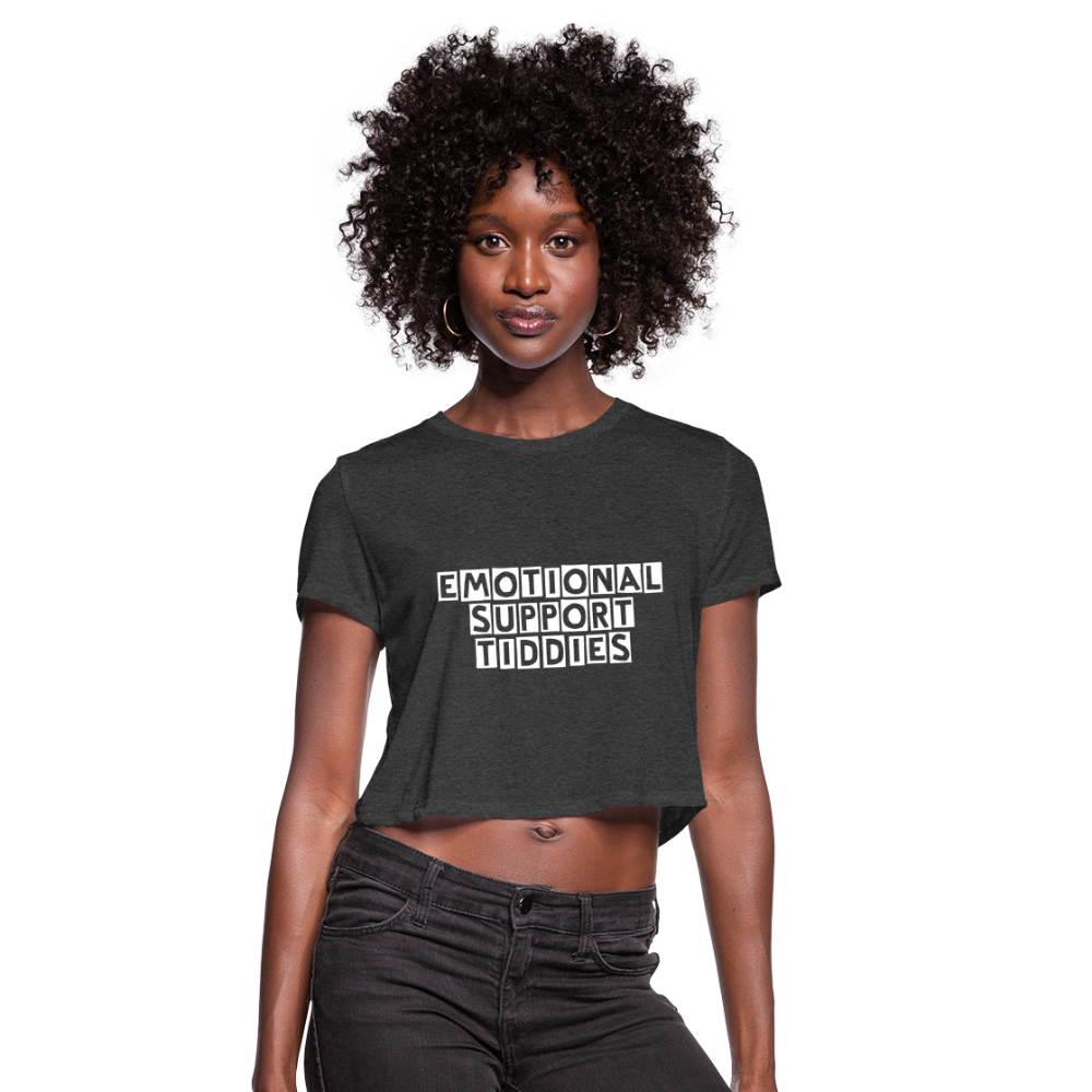 E.S.B. Women's Cropped T-Shirt - deep heather