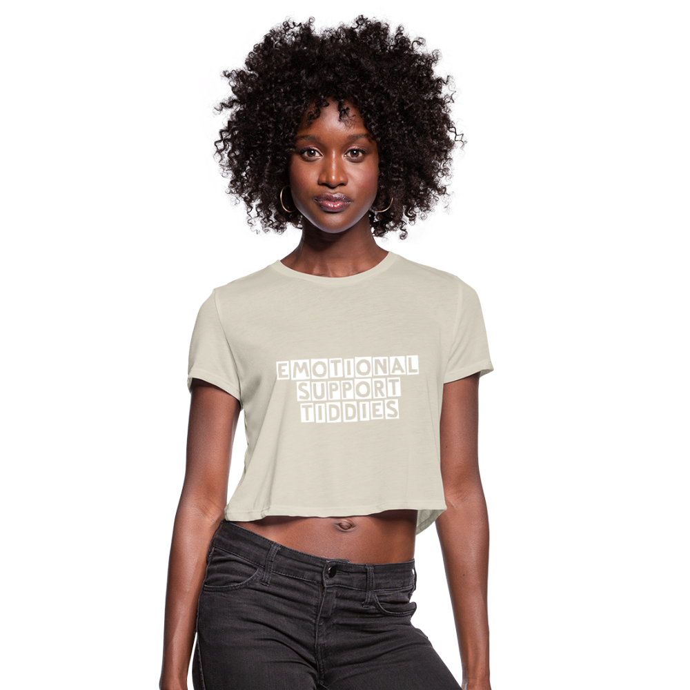 E.S.B. Women's Cropped T-Shirt - dust