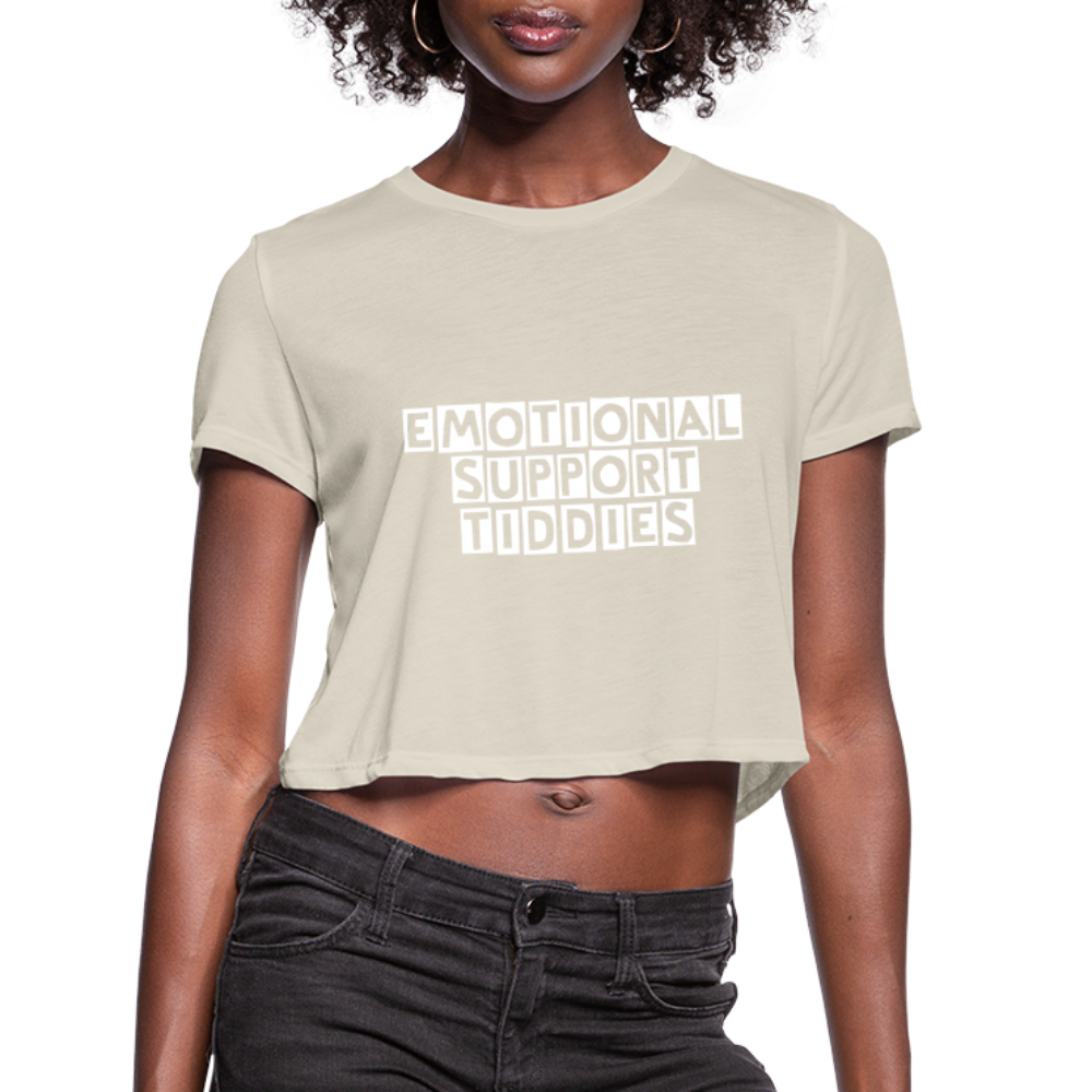 E.S.B. Women's Cropped T-Shirt - dust