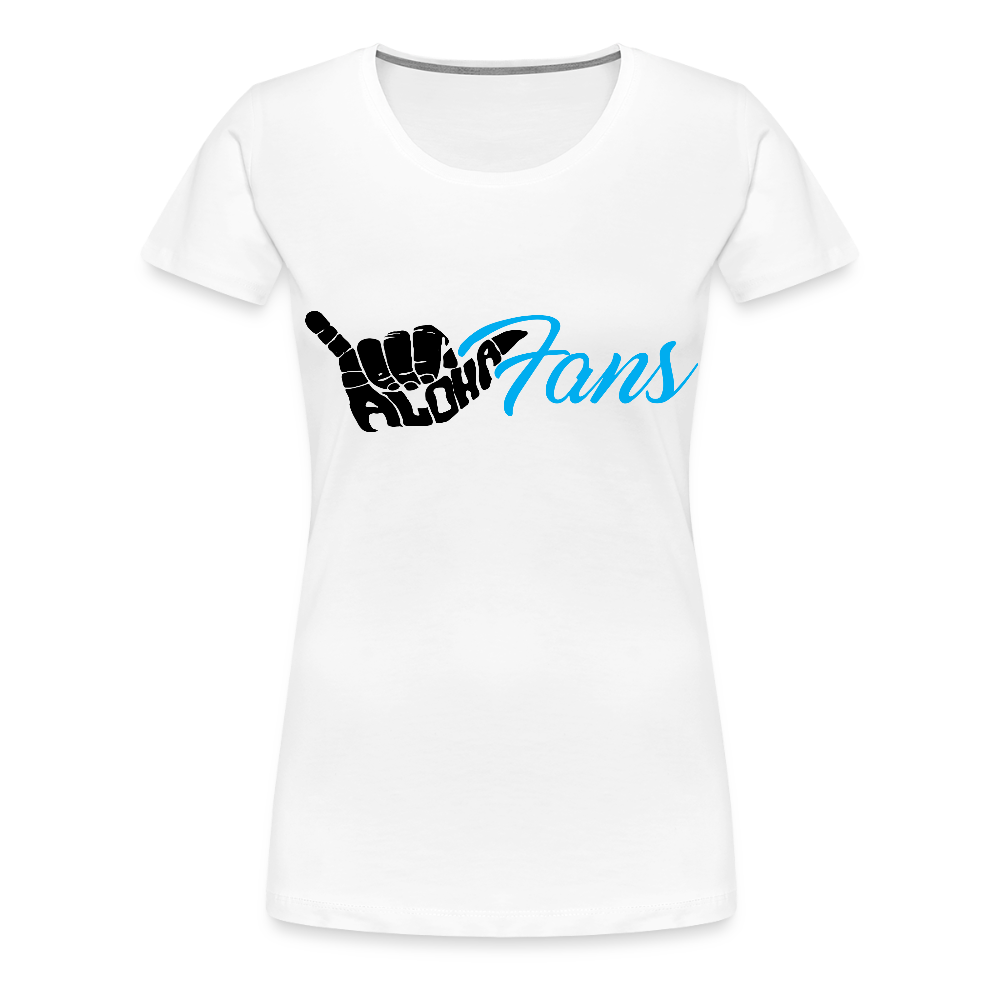 Aloha Fans Women's V-Neck T-Shirt - white