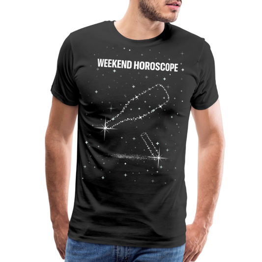 Weekend Horoscope Men's Premium T-Shirt - black