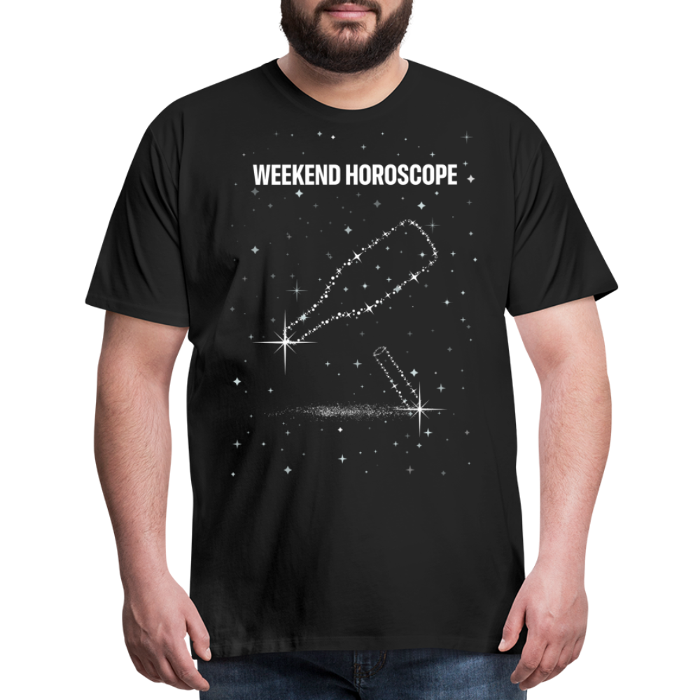 Weekend Horoscope Men's Premium T-Shirt - black