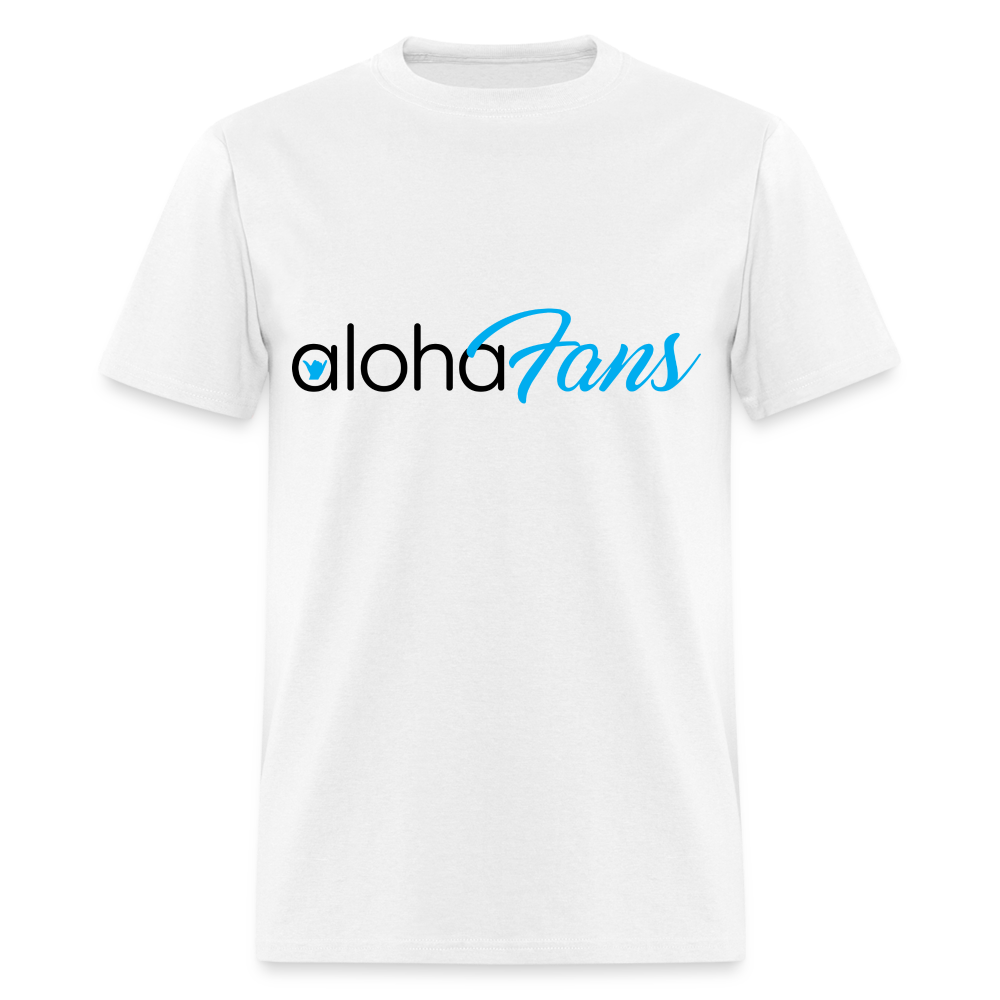 Upright Shaka Aloha Fans Unisex Classic T-Shirt - white