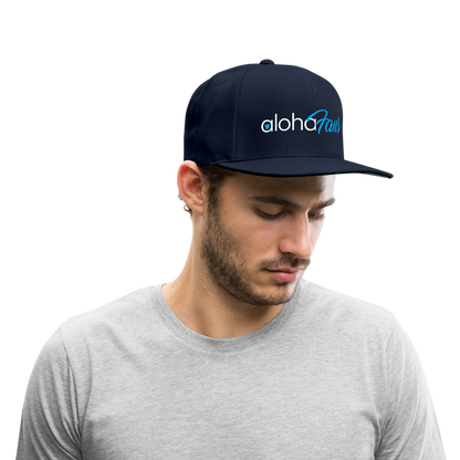 Snapback Black Baseball Cap - navy