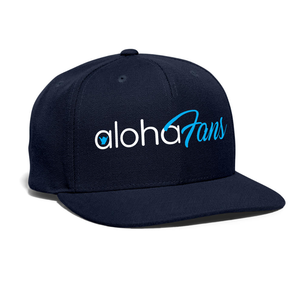 Snapback Black Baseball Cap - navy