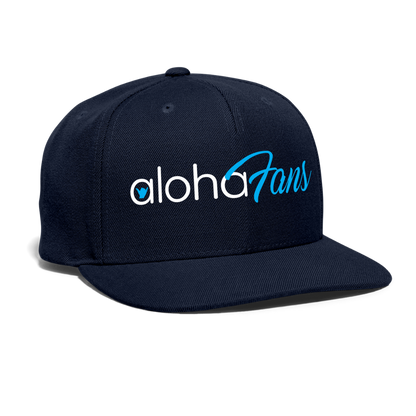 Snapback Black Baseball Cap - navy