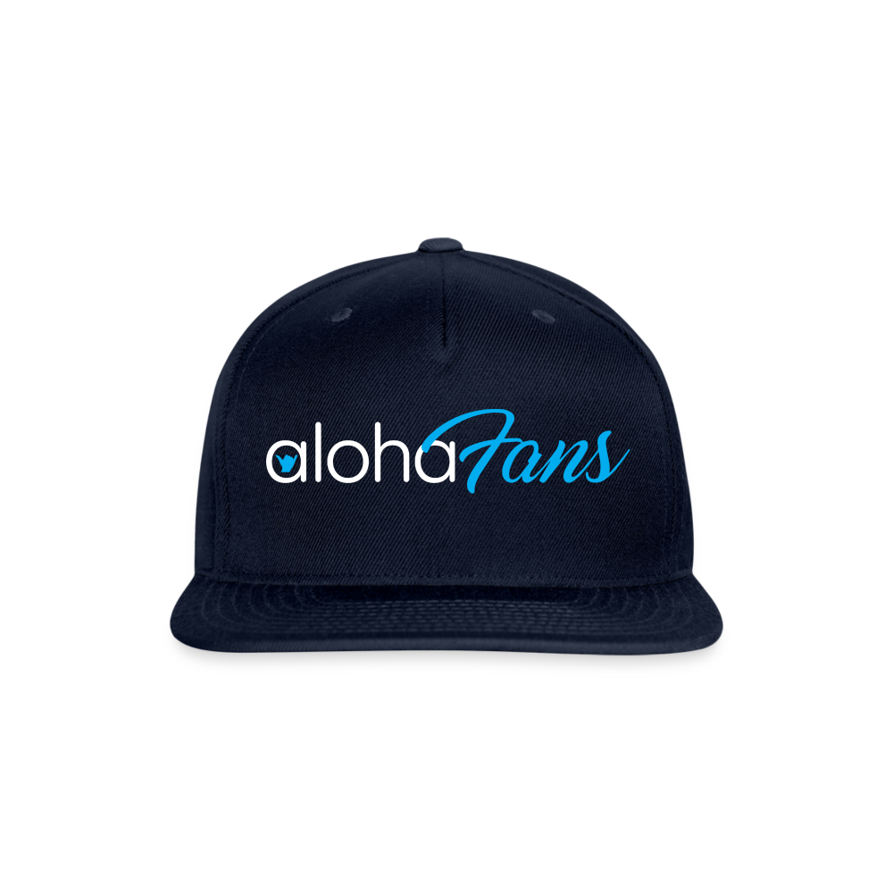 Snapback Black Baseball Cap - navy