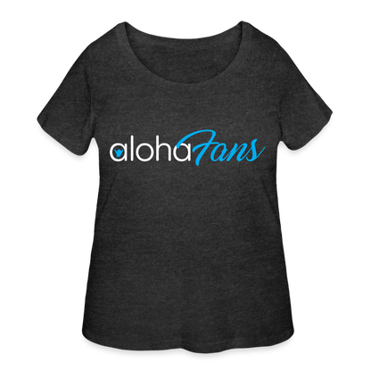 Aloha Fans Women’s Curvy T-Shirt - deep heather