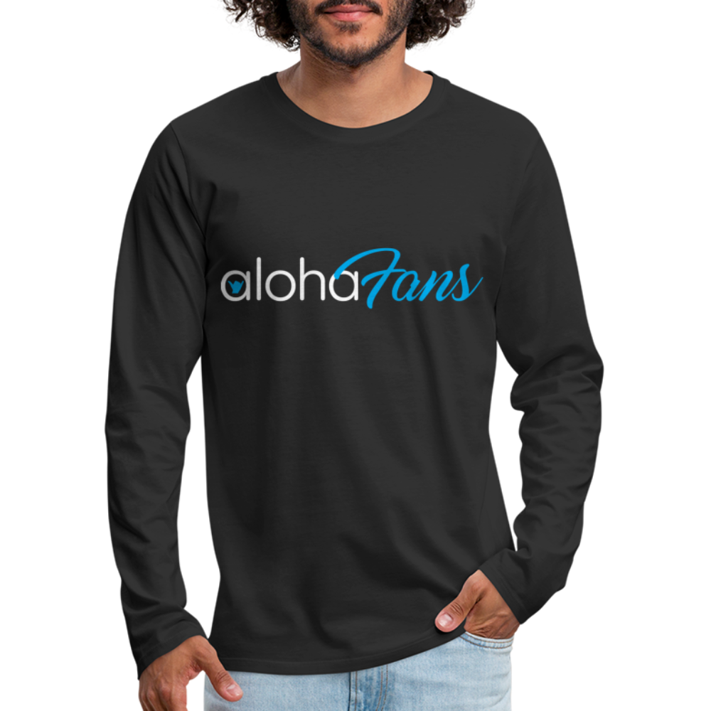 Aloha Fans Men's Premium Long Sleeve T-Shirt - black