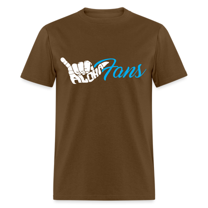 Shaka Aloha Fans Unisex Classic T-Shirt - brown