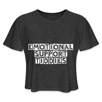 E.S.B. Women's Cropped T-Shirt - deep heather