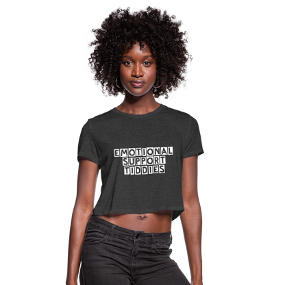E.S.B. Women's Cropped T-Shirt - deep heather