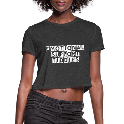 E.S.B. Women's Cropped T-Shirt - deep heather