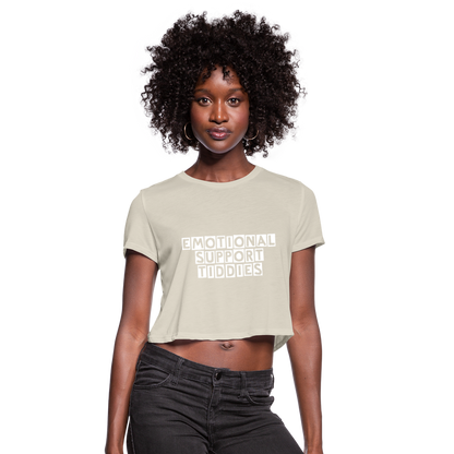 E.S.B. Women's Cropped T-Shirt - dust