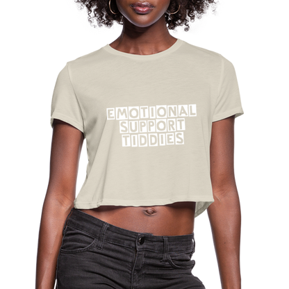 E.S.B. Women's Cropped T-Shirt - dust